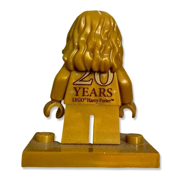 LEGO Hermione Minifigure with PearlGold Outfit and Hair 20th ANNIVERSARY Edition - Picture 2 of 5